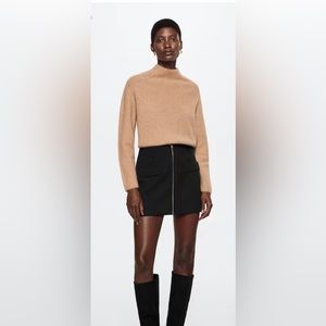 Mango zip miniskirt